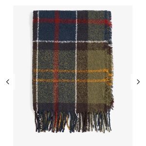 Barbour Tartan Scarf - Blue, Red, Green, Yellow